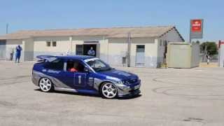X4 FORD ESCORT COSWORTH + X2 FORD SIERRA COSWORTH REVS,ACCELERATIONS,DONUTS,BACKFIRE,BURNOUT