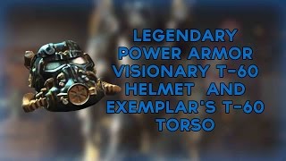 Fallout 4: LEGENDARY Power Armor Location - Visionary T-60 Helmet  and Exemplar's T-60 Torso