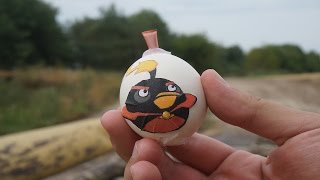 ✓ Angry Birds Бомба ! Как сделать бомбу из куриного яйца ?