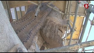Obras de restauración del Cristo del Otero
