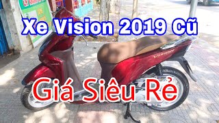 Xe Honda Vision Đỏ Đô 2019 Cũ Đẹp Như Mới Giá Siêu Rẻ