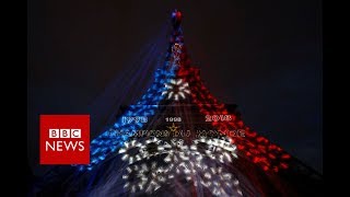 France celebrates winning World Cup 2018 - BBC News