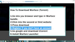 How to download Warface (Torrent) (Old)