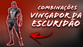 COMBINAÇÕES COM O PACOTE VINGADOR DA ESCURIDÃO - FREE FIRE