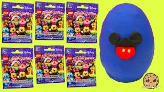 20 Disney Movie Characters Lego Minifigures Surprise Blind Bags Playdoh Egg Video