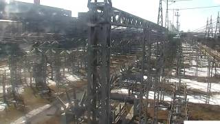 Воздействие ударного тока короткого замыкания на ошиновку ОРУ 110 кВ