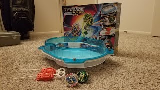 Beyblade Burst Rise HyperSphere/Vertical Drop stadium unboxing: Ace Dragon D5 & Bushin Ashindra A5