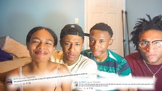 READING HATE COMMENTS...