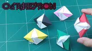 How to Make An Octahedron Paper - Origami Octahedron Instructions Tutorials | DIY Paper Craft Idea