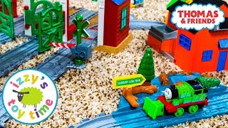 Thomas and Friends | TAKE N PLAY LAKE LEVEE REPAIR! Fun Toy Trains with Kids | Videos for Children