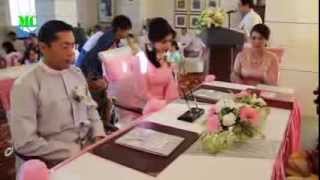 Signing Wedding Certificate Ceremony of Melody & Thar Kaung