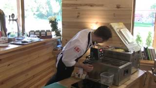 Sous vide: приготовление маринованного яблока