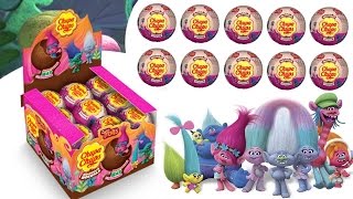 Шоколадные шары Чупа Чупс Тролли Milk Chokolate Chupa Chups Trolls