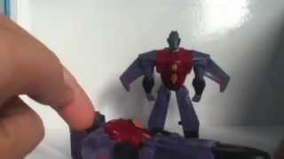 Video review for transformers animated (mcdonalds) toy Starscream