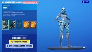 NUEVO *LOTE MÁSCARA DE METAL* (Skins y Pico) NUEVA TIENDA FORTNITE HOY [05/02/2020] -RoEssYT