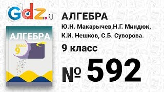 № 592 - Алгебра 9 класс Макарычев