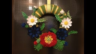 ? Мастер класс ? «Венок с полевыми цветами» крючком.
