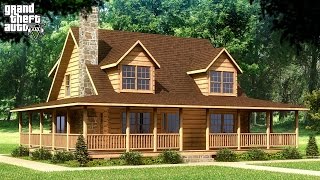 GTA 5 MICHEAL REAL LIFE MOD #8 AMANDA'S NEW CABIN HOUSE