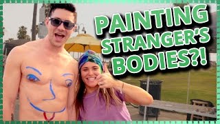 Body Paint Challenge  | Do It For The Dough w/ Ayydubs and Hunter March
