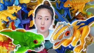 恐龍戰魂車神超激戰 鯊齒龍 鄧氏魚恐龍蛋孵化認滅霸為父覓食遇恐龍朋友真相大白 魔幻恐龍車神 Dino Turning mecrad ★ 雪晴姐姐玩具王國 ★ Snowtoys
