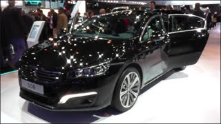 Peugeot 508 Limousine 2015 In detail review walkaround Interior Exterior