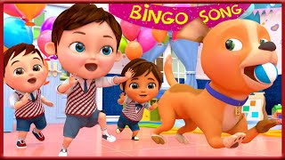 ?Bingo School Dog Song, Baby Shark , Wheels on the Bus , Happy Birthday Song - Banana Cartoon