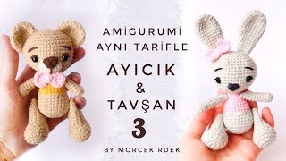 Amigurumi ayıcık ve tavşan nasıl örülür, kol birleştirme, Amigurumi videoları, BÖLÜM 3