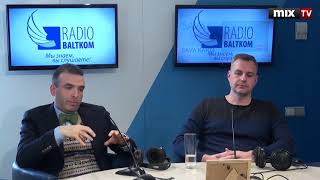 Даниил Блат и  Роман Пушкарёв в программе "Разворот" #MIXTV