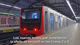 Metro de Santiago. Como se construyen los nuevos trenes Alstom NS-16.
