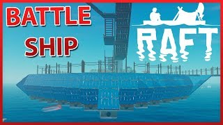 Battle Ship - BİR İLK! Radio Tower ve Ada Yan yana - STEAM RAFT TÜRKÇE #15