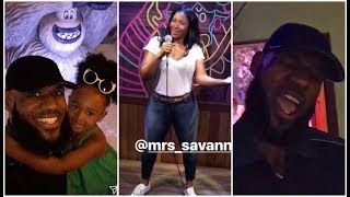 LeBron has crazy fun as he takes his family to Smallfoot Yeti Village