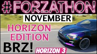 FORZATHON Grand Touring - Forza Horizon 3 Forzathon November - Subaru BRZ Horizon Edition FH3