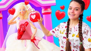 Кукла Барби готовится к свадьбе! Видео про игрушки для девочек с Barbie