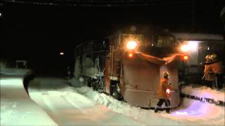 DE15-2558　ラッセル車を追う。JR西日本　木次線