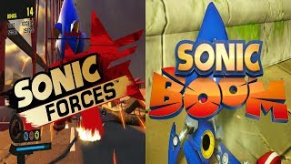Metal Sonic Boss Fight Comparison - Sonic Forces VS Sonic Boom