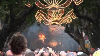 Fiestas de Dénia 2011: Megatraca en la Calle Marqués de Campo