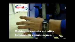 Zemin Temizleme Makinası E 4501 Kurulumu