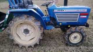 Видео обзор японского мини трактора Изеки (Iseki) Tu,Video Review of the Japanese tractor ISEKI