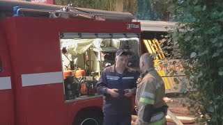 Масштабный пожар в Киеве на Семьи Сосниных 3: горели склады