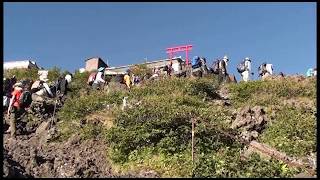 富士登山吉田口（Fuji mountain climbing）