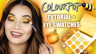 COLOURPOP Honey Collection Makeup Tutorial + Eye Swatches