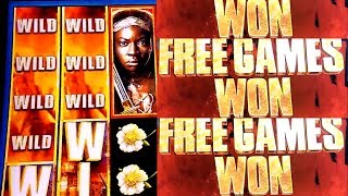 The Walking Dead 2 Slot Machine Max Bet Bonus Won+ WILD HORDE  | Live Slot Play