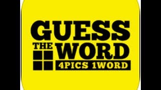 Guess The Word - 4 Pics 1 Word Level 9 Answers