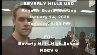 BHUSD Regular Board of Education Meeting | January 14, 2020