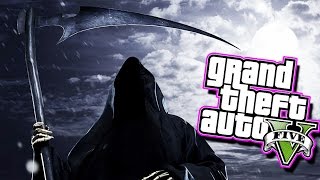 GTA 5 Mods Funny Moments - GRIM REAPER MOD!