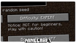 A New Minecraft Difficulty? EXPERT MODE (Complete Guide)