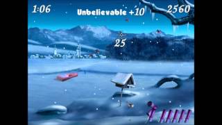 Let's play Moorhuhn Winter Edition - Strategie für schnelle Finger - 4585 Punkte