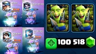 Clash Royale - 100,000 GEM SPREE! Goblin Gang & Legendary Hunt