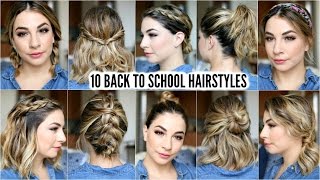 10 Back to School Heatless Hairstyles