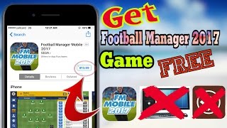 NEW Get Football Manager 2017 For FREE No Jailbreak/PC iOS 10-10.2.1 iPhone,iPad,iPod Touch